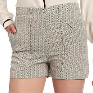 NWT Greylin Vanessa Cream & Black Print Shorts M